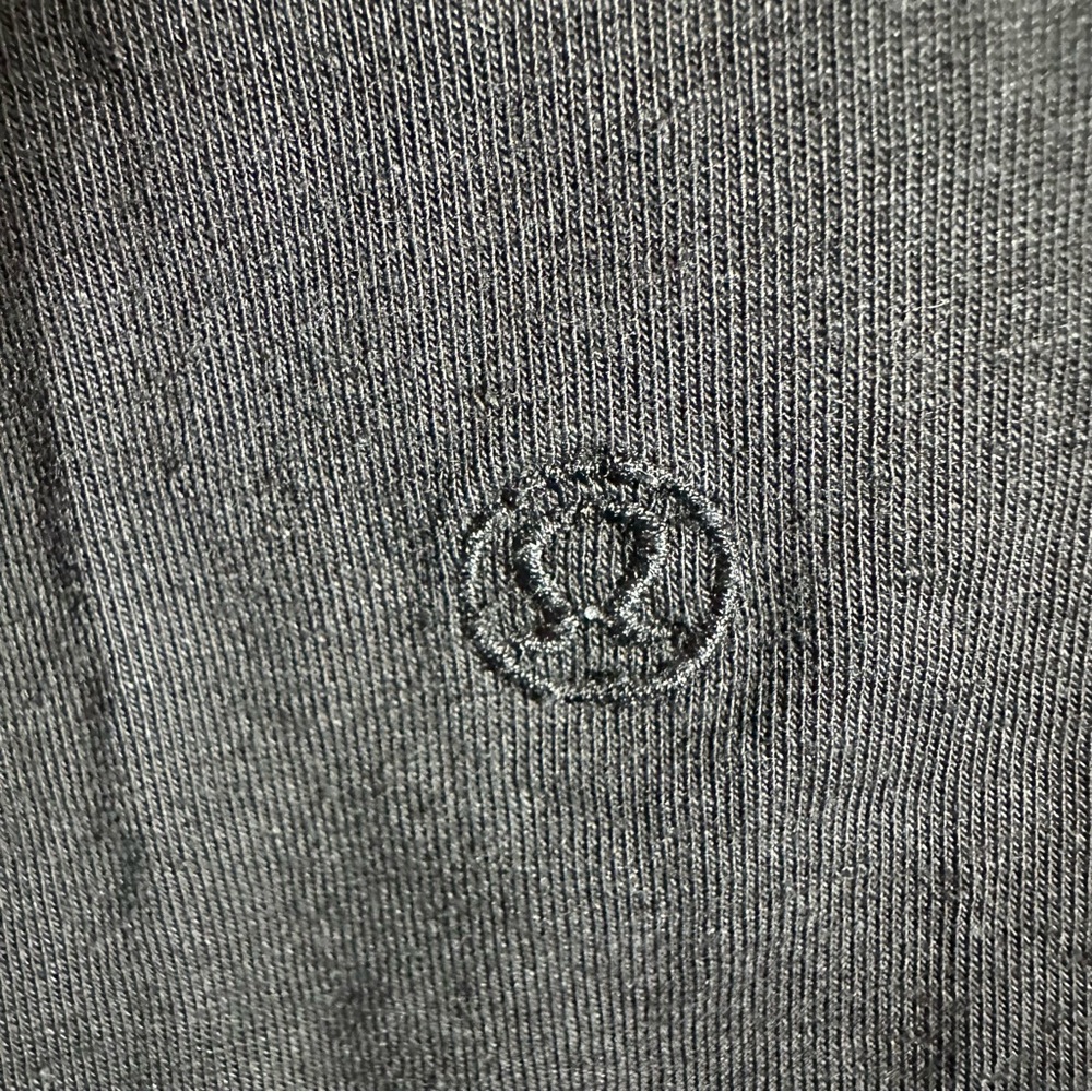 LULULEMON Classic-Fit Cotton-Blend Black Dress With Side Slits Size 6 EUC - Picture 7 of 8